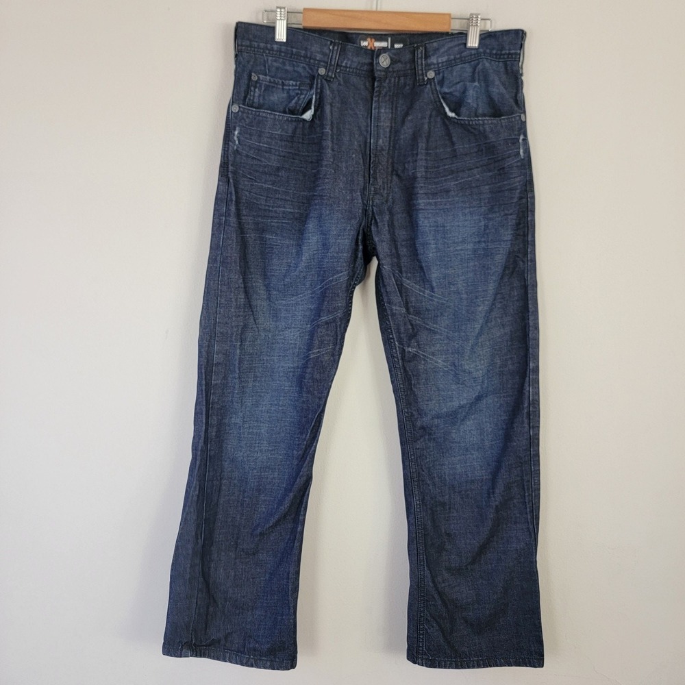 Lee Dungarees X-Line Jeans Mens 36x30 Boot Work Travel Play‎